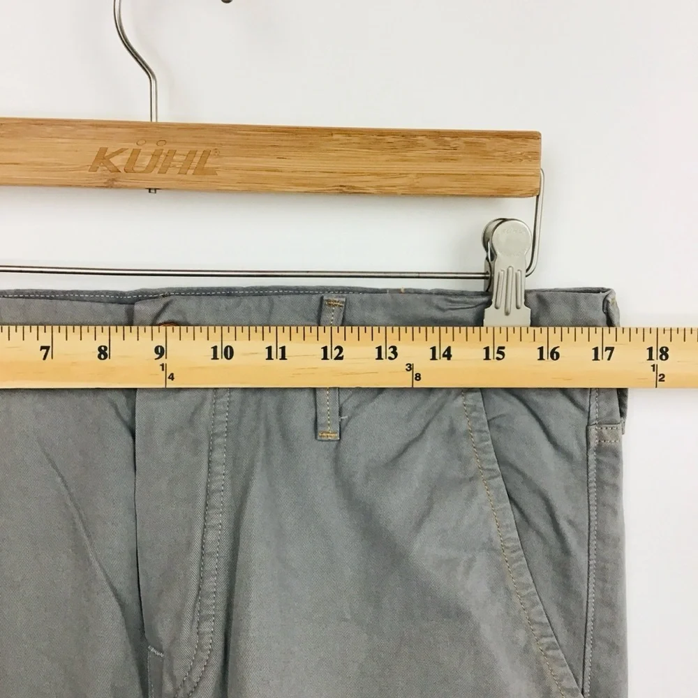 True Religion Rocco Tailored Overdye Twill Jeans Pants Gray Button Fly 33